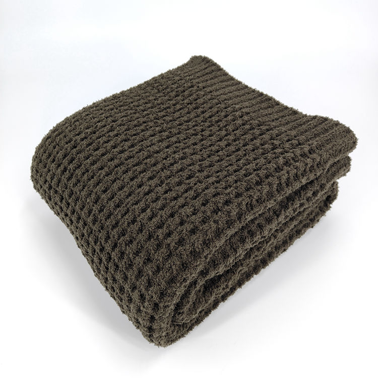 Waffle Knit Throw Blanket Super Soft Warm Blanket for Couch  Fluffy Blanket for Bed Sofa